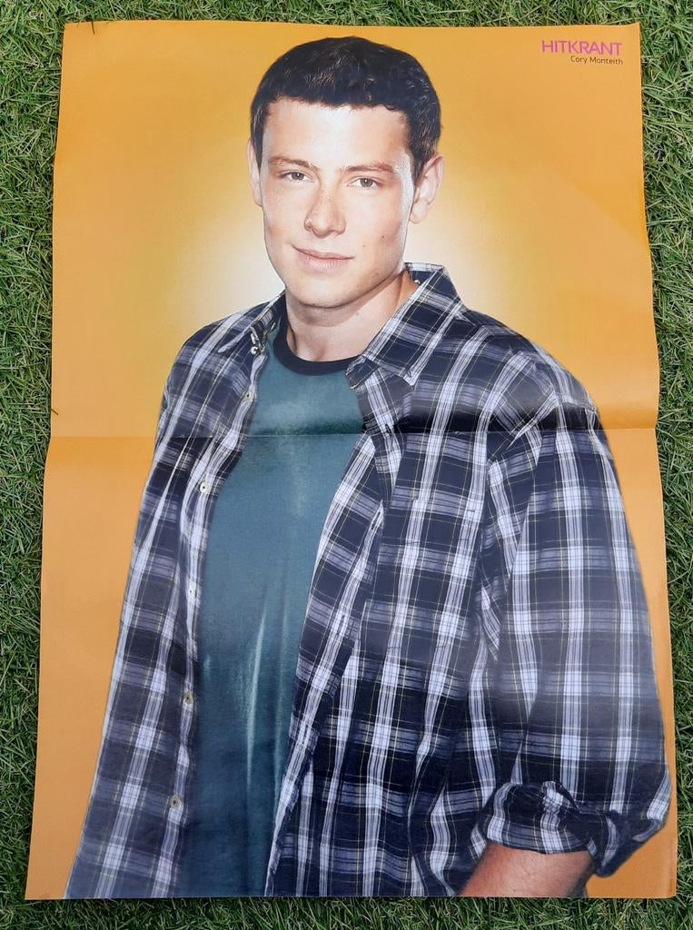 Poster 2x A4 Hitkrant 2011 GLEE Cory Monteith, Twilight ea, Ophalen of Verzenden, Gebruikt, A1 t/m A3, Film en Tv