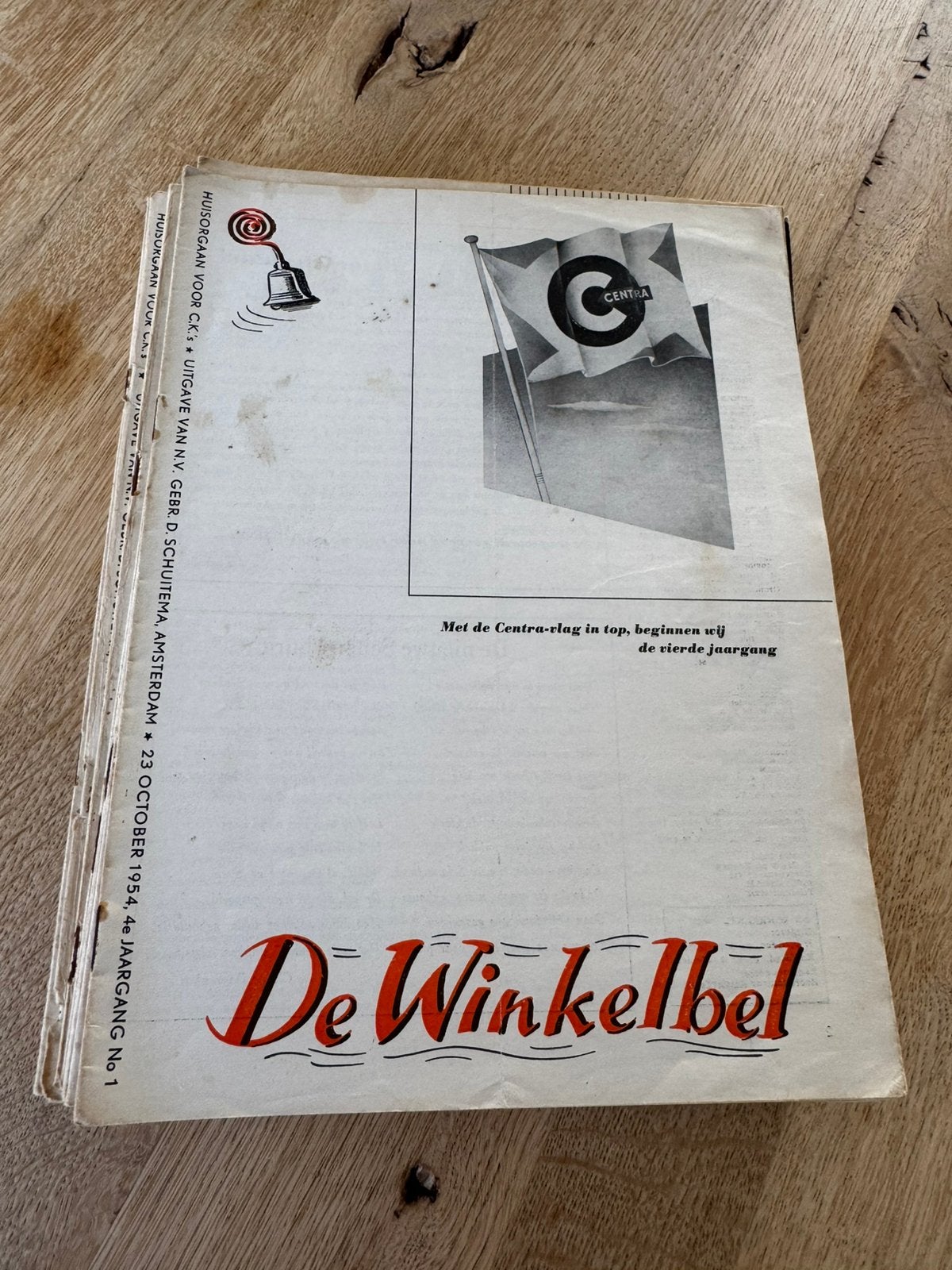 Tijdschrift De Winkelbel Centra 1954, Verzenden, 1940 tot 1960, Tijdschrift