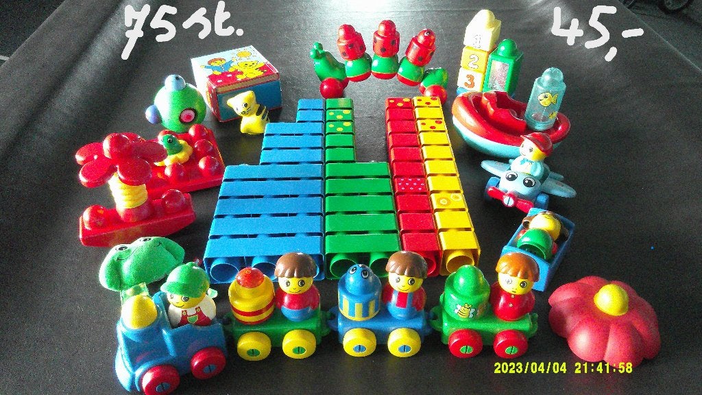 75-80-90 stuks Lego primo, baby Duplo., Ophalen of Verzenden, Zo goed als nieuw, Meerdere sets, Lego Primo