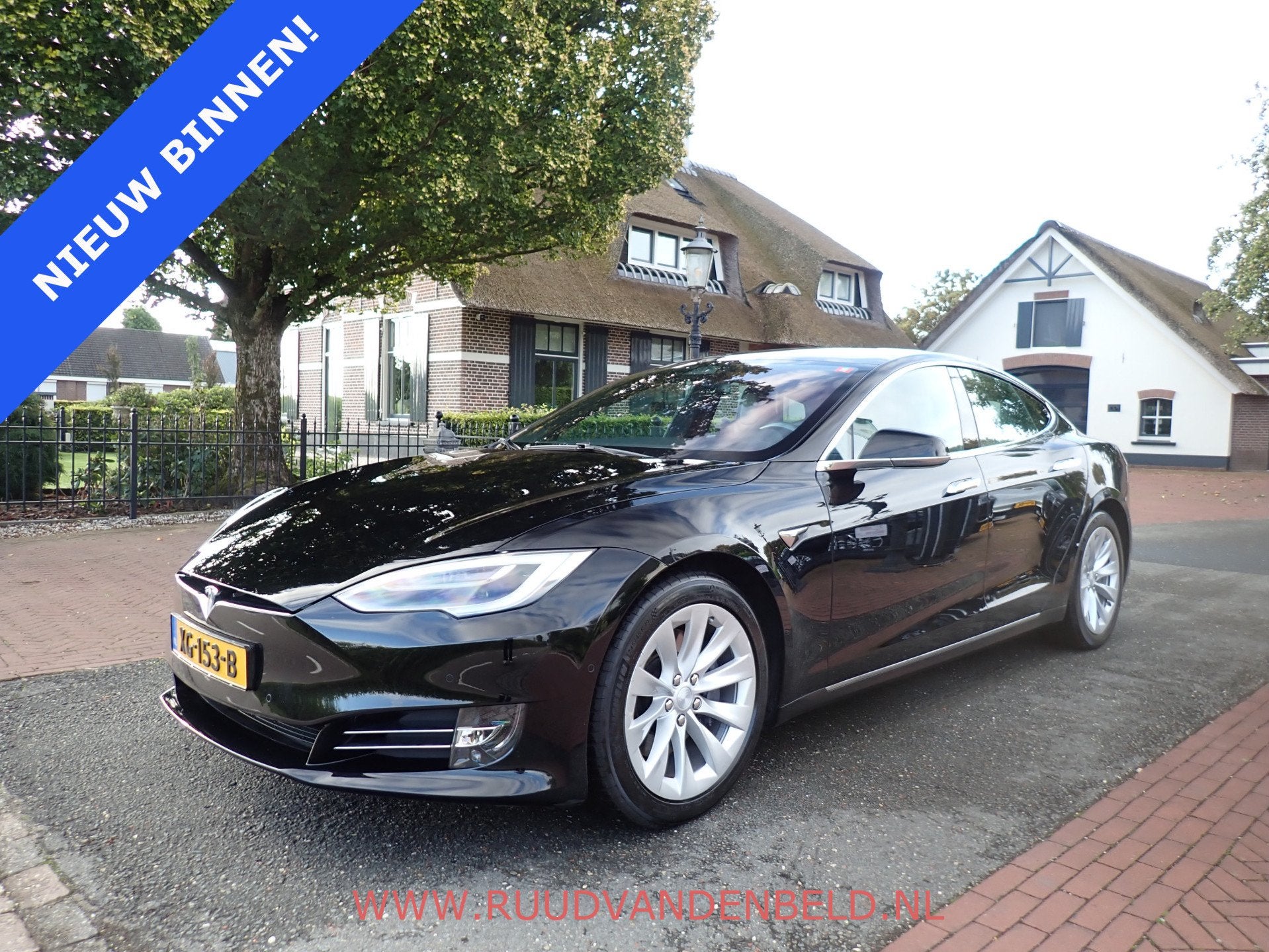 Tesla Model S 75D SOH 89% / AUTOPILOT / MCU2 / LUCHTVERING /, Gebruikt, Zwart, Zwart, Automatische klimaatregeling