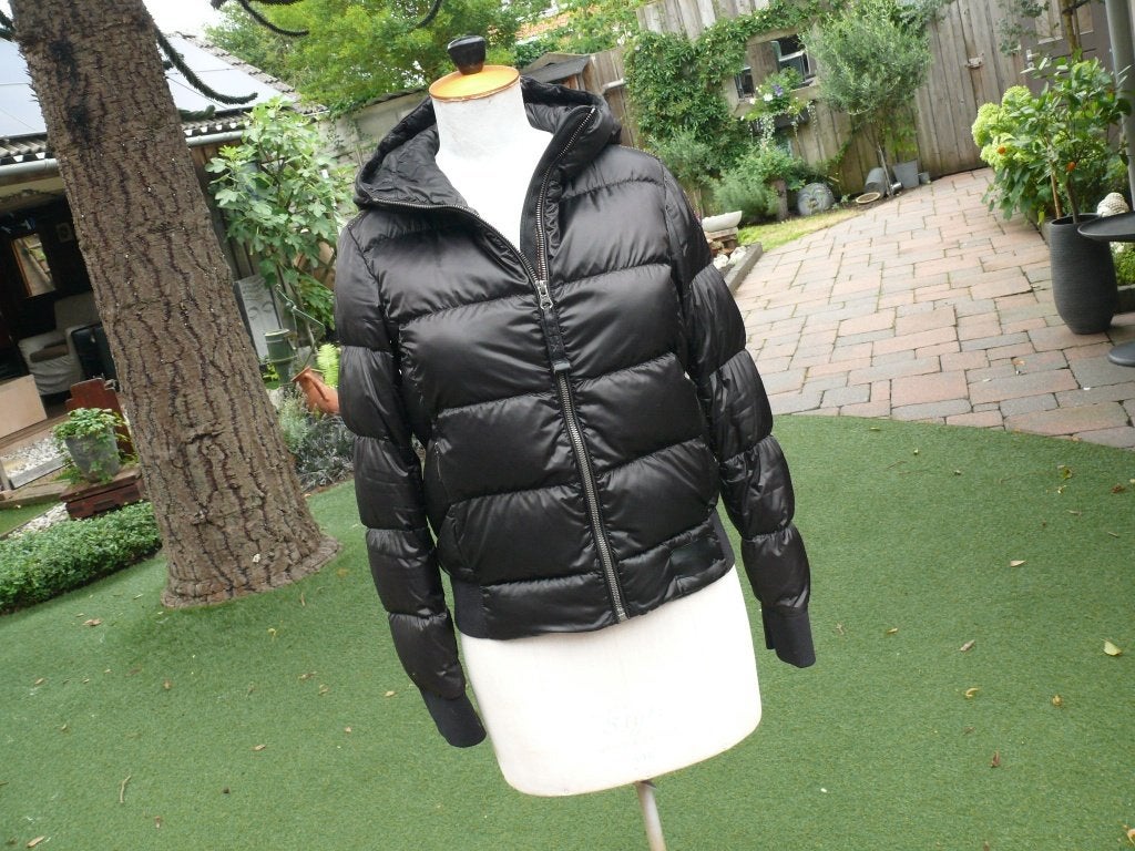 PARAJUMPERS Sheen jas / bomber jack maat S, Kleding | Dames, Jassen | Winter, Zo goed als nieuw, Maat 36 (S), Zwart, Ophalen of Verzenden