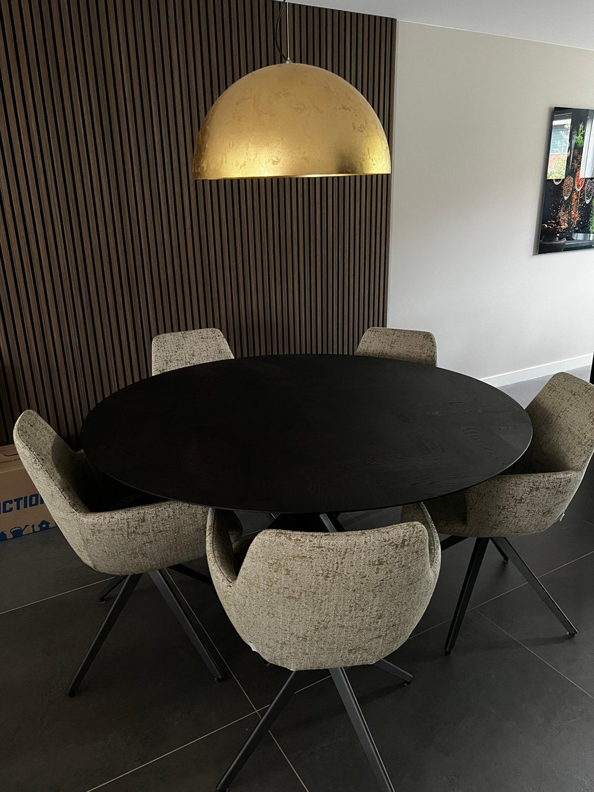 Table Du Sud eettafel rond 150 cm rond, Huis en Inrichting, Tafels | Eettafels, Ophalen, Zo goed als nieuw, Rond, 100 tot 150 cm