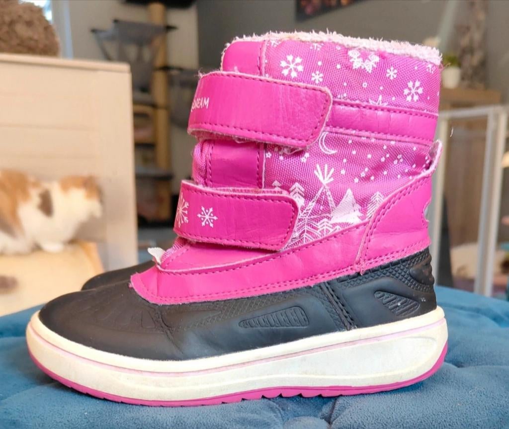 Zwart met roze Snowboots Lupilu maat 28, Kinderen en Baby's, Kinderkleding | Schoenen en Sokken, Ophalen of Verzenden, Zo goed als nieuw