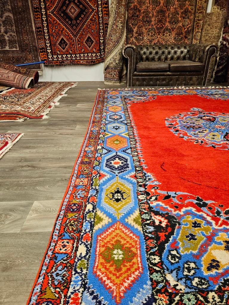 Handgeknoopt Berber Tapijt. Prachtige volle kleuren! Weg=Weg, 200 cm of meer, Ophalen of Verzenden, Zo goed als nieuw, 200 cm of meer