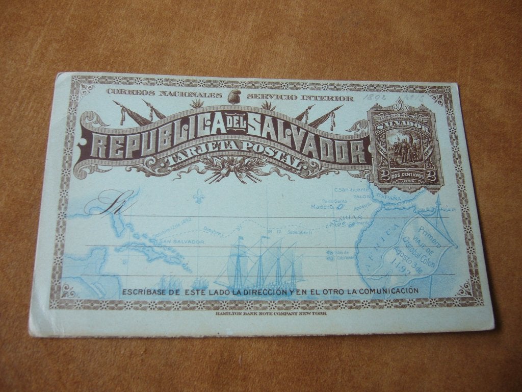 DEL SALVADOR, Ophalen of Verzenden, Voor 1920, Ongelopen, Buiten Europa