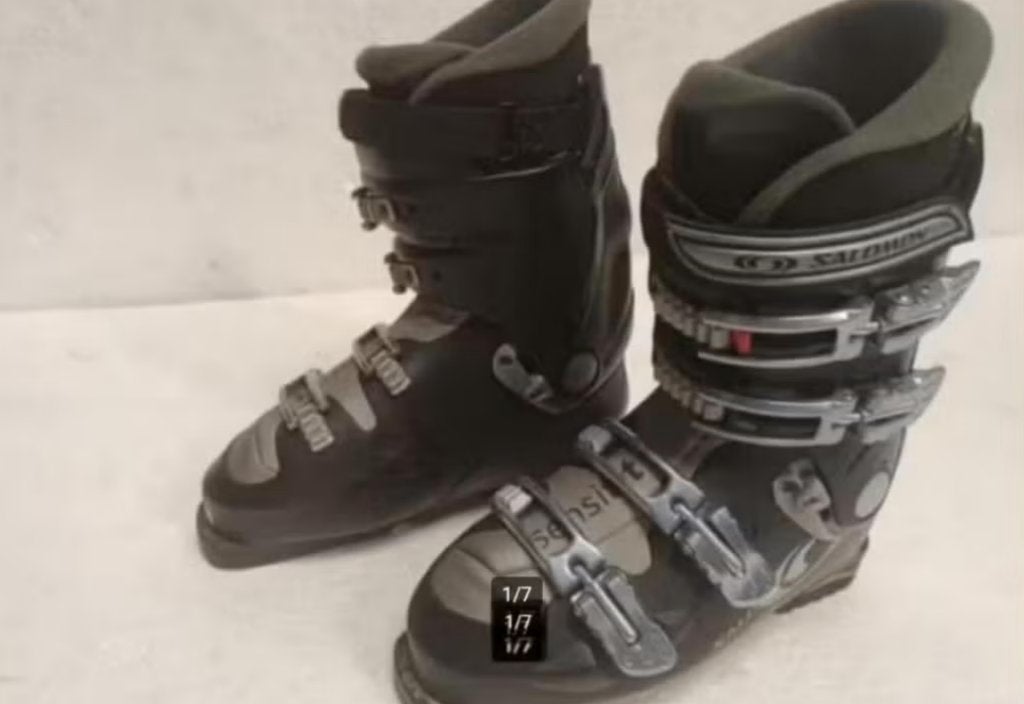 Skischoenen Salomon sensifit 315mm onderzool, 160 tot 180 cm, Gebruikt, Schoenen, Salomon
