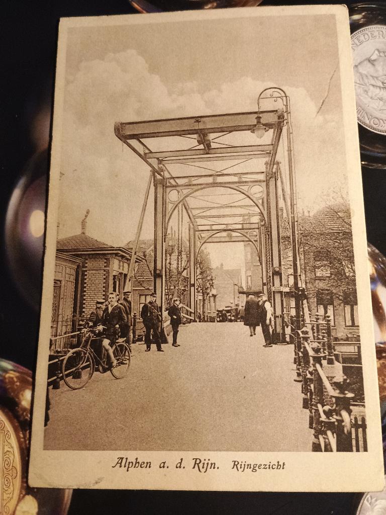 Alphen aan de rijn rijngezicht, Verzenden, Voor 1920, Gelopen, Zuid-Holland