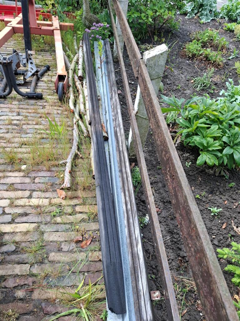 Hard houten schuttingpalen, Ophalen of Verzenden, Minder dan 180 cm, Planken