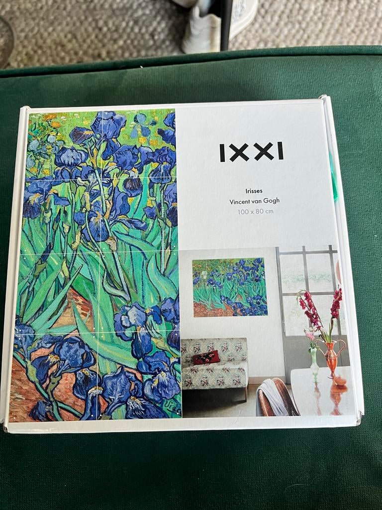 IXIXI Schilderij Irissen Vincent van Gogh 100x80cm, Ophalen of Verzenden, Zo goed als nieuw