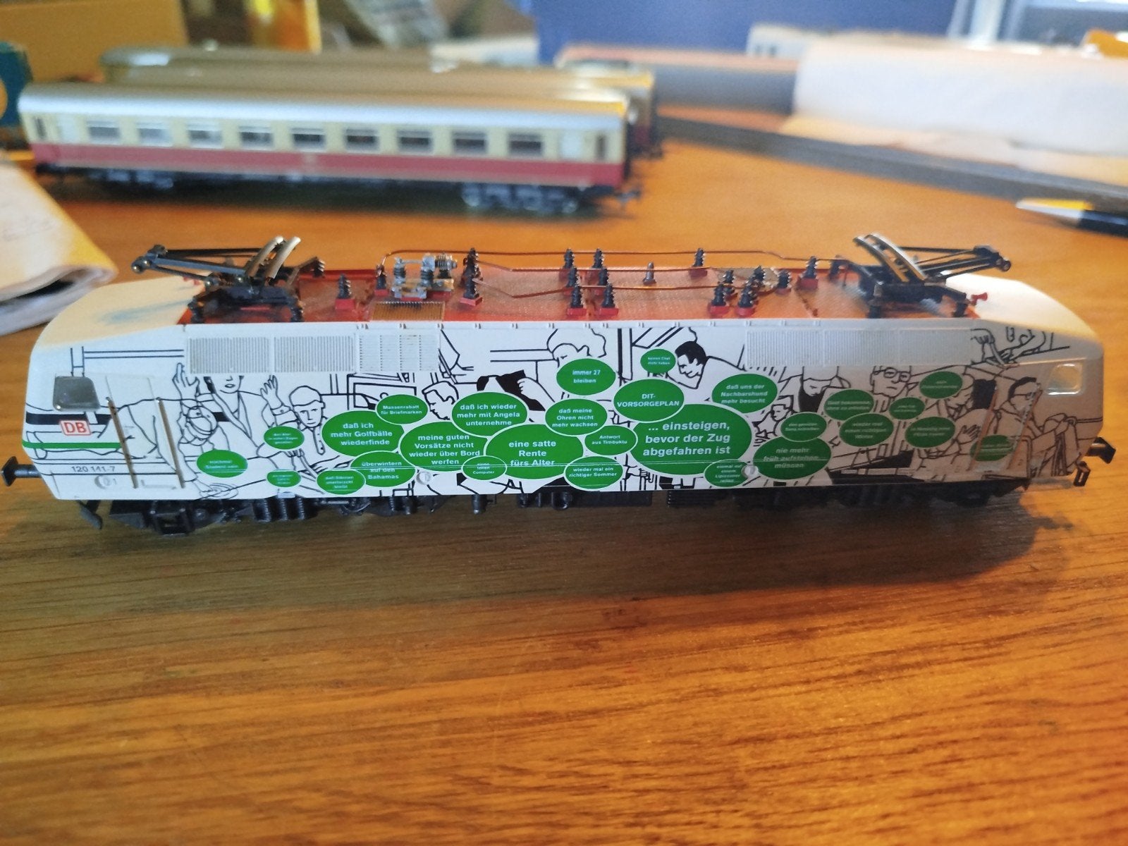Märklin H0 Locomotief DB 120 141-1 'Einsteigen bitte', Wisselstroom, Locomotief, Ophalen of Verzenden, Zo goed als nieuw