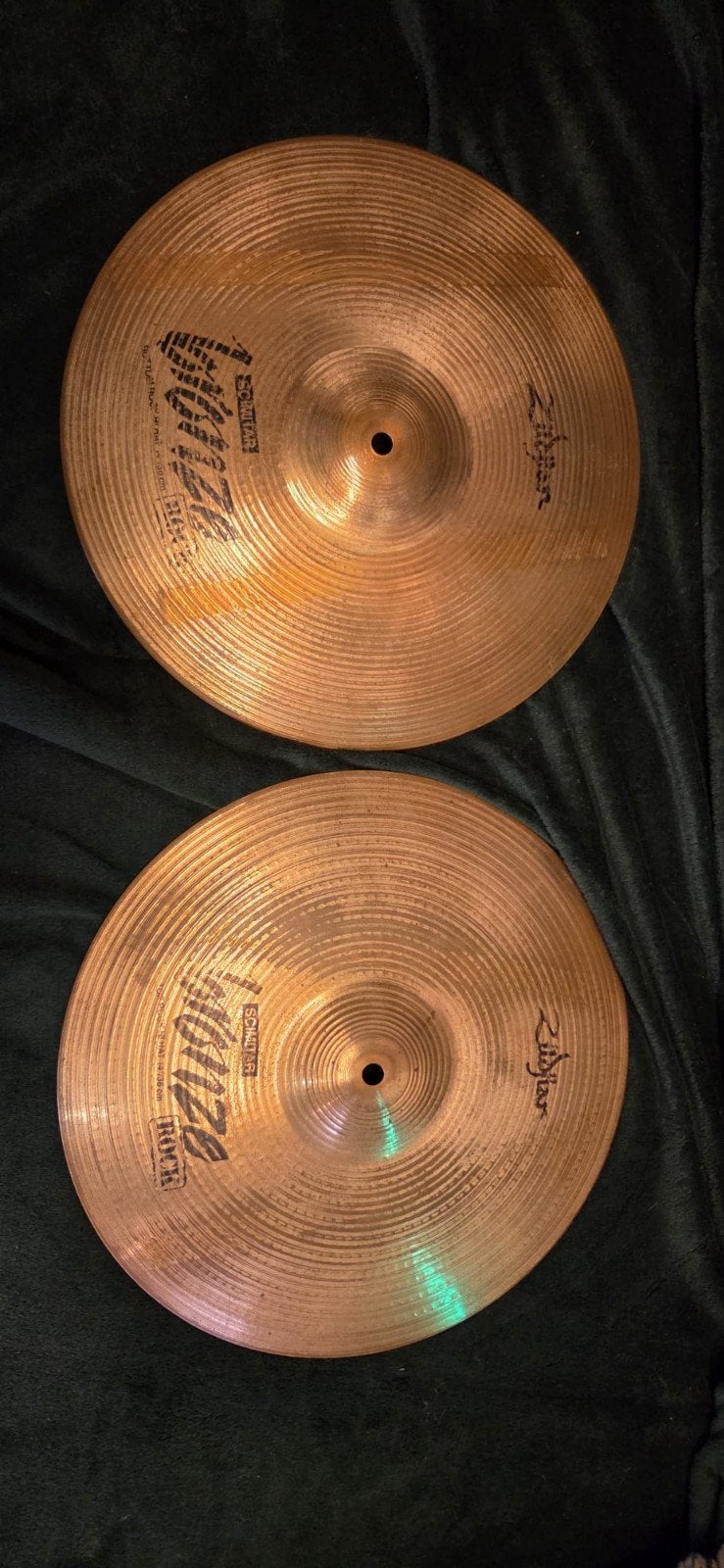 Zildjian Scimitar Bronze 14” Hi-Hat Set, Ophalen of Verzenden, Gebruikt, Overige merken