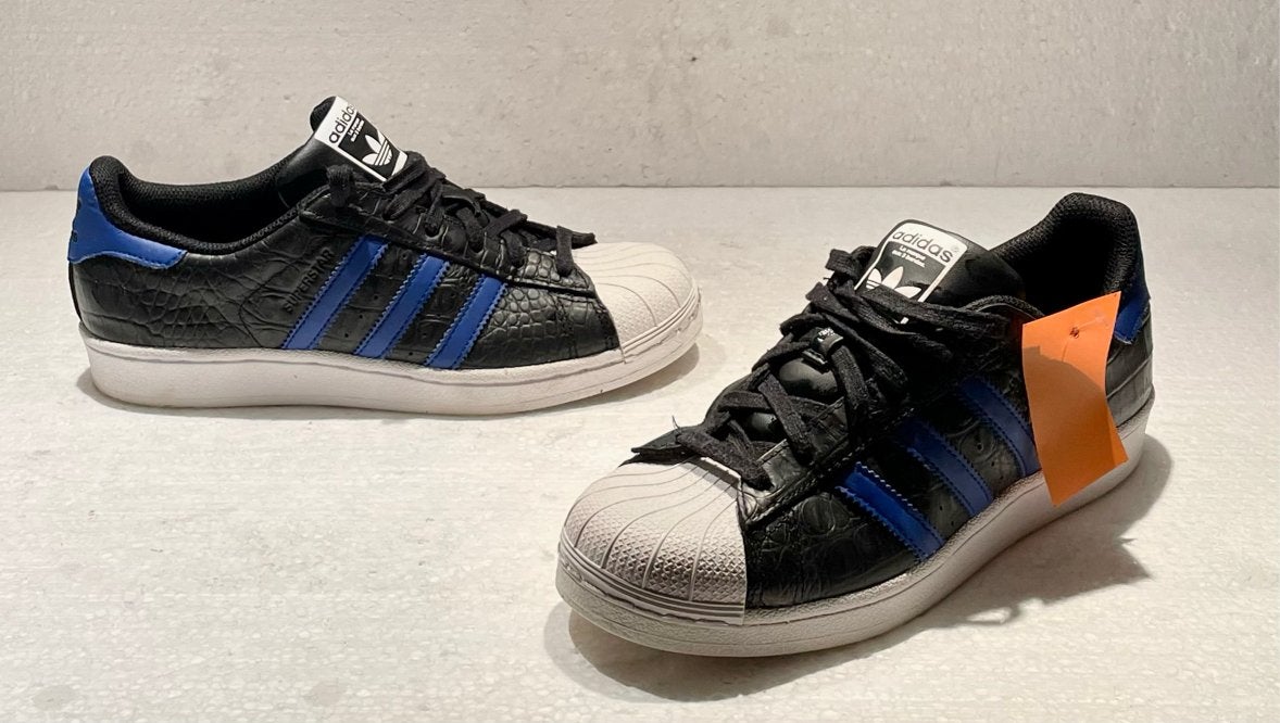Adidas Superstar Crocodile sneakers gympen zwart blauw 38,5, Ophalen of Verzenden, Schoenen