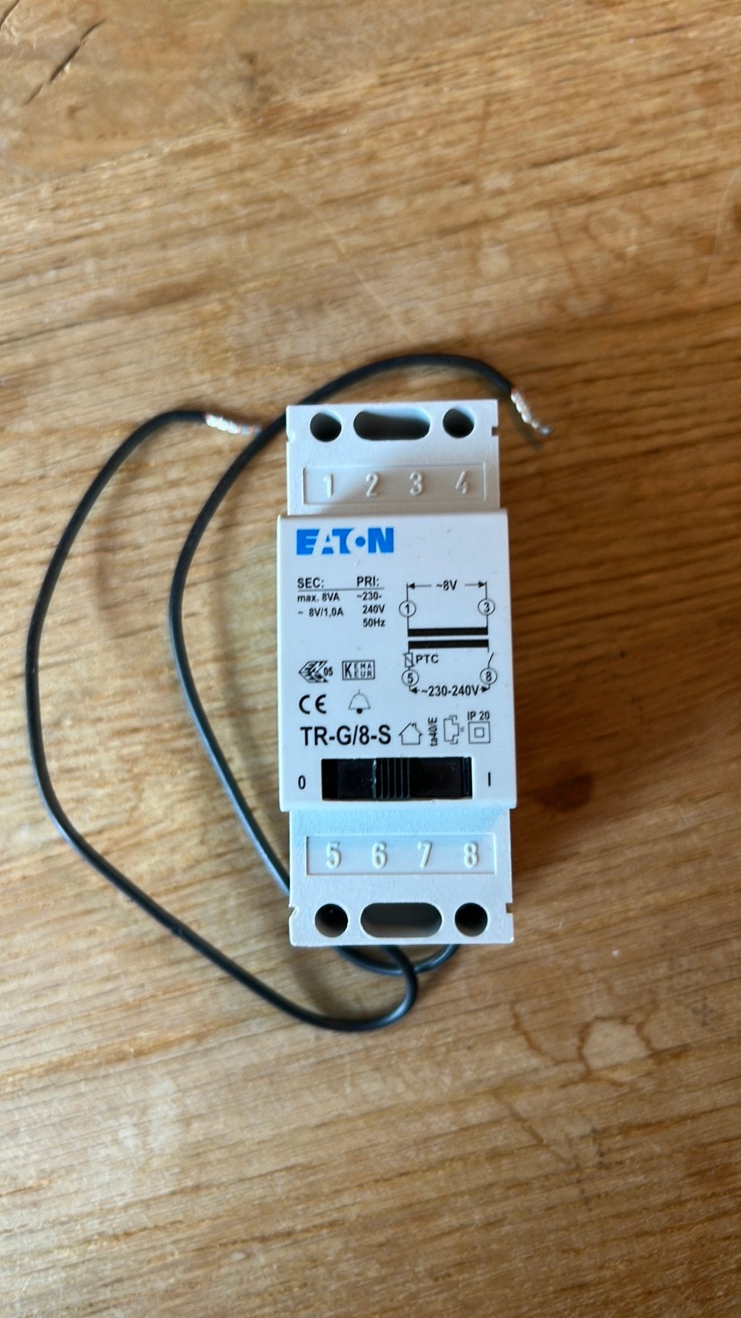 Eaton - Beltrafo - 230/8V, Ophalen of Verzenden, Zo goed als nieuw, Overige typen
