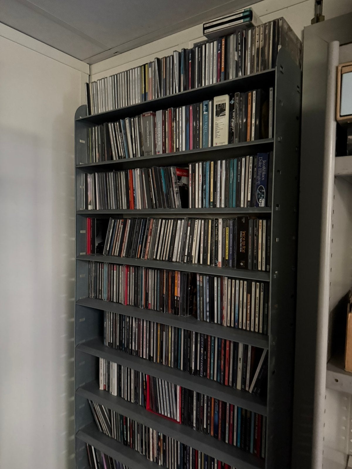 Vintage Spectrum MOD cd-kast  Dutch Design 66 breed 210 hoog, Ophalen, 150 discs of meer, Zo goed als nieuw, Metaal