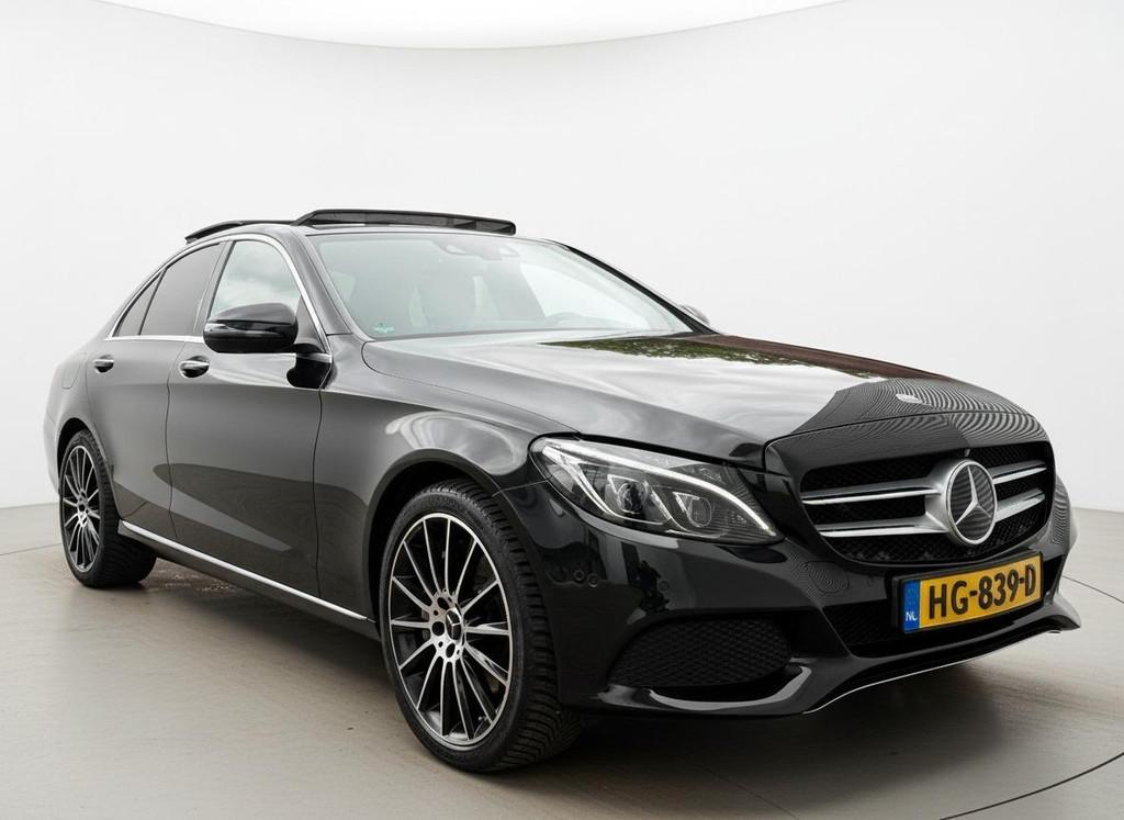 Mercedes C-klasse 350 e Led Head-Up Camera Cruise Panodak 15, Auto's, Automaat, 1780 kg, Achterwielaandrijving, Gebruikt