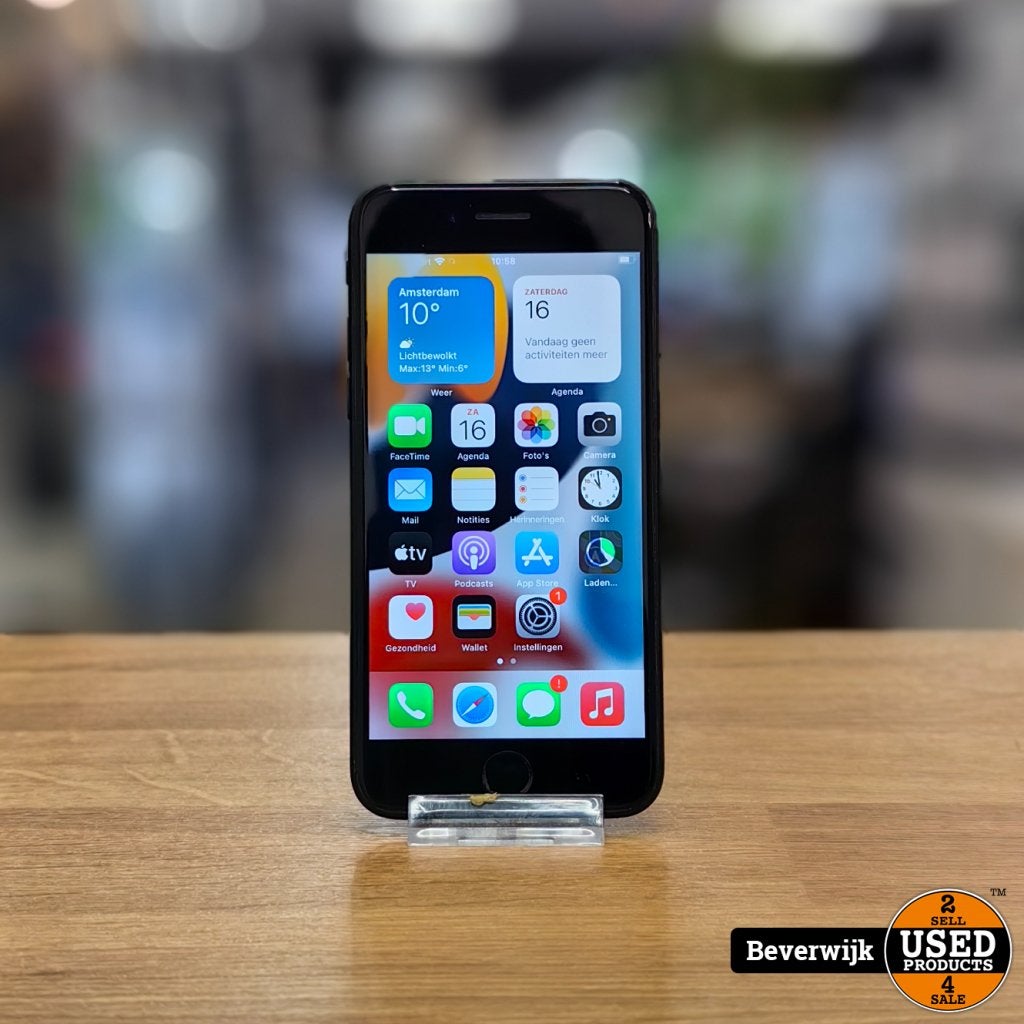 Apple iPhone 7 32GB Accu 86% | Zwart - Prima!, Telecommunicatie, Mobiele telefoons | Apple iPhone, Apple, Gebruikt, Support@apple.com