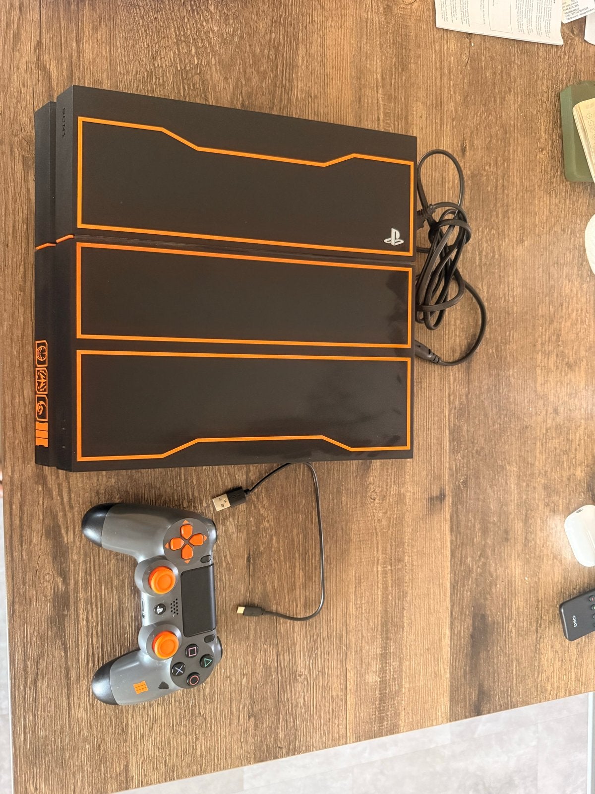 PlayStation 4 PS4 Black Ops III Edition + 4 spellen, Ophalen, Met 1 controller, Original, Gebruikt