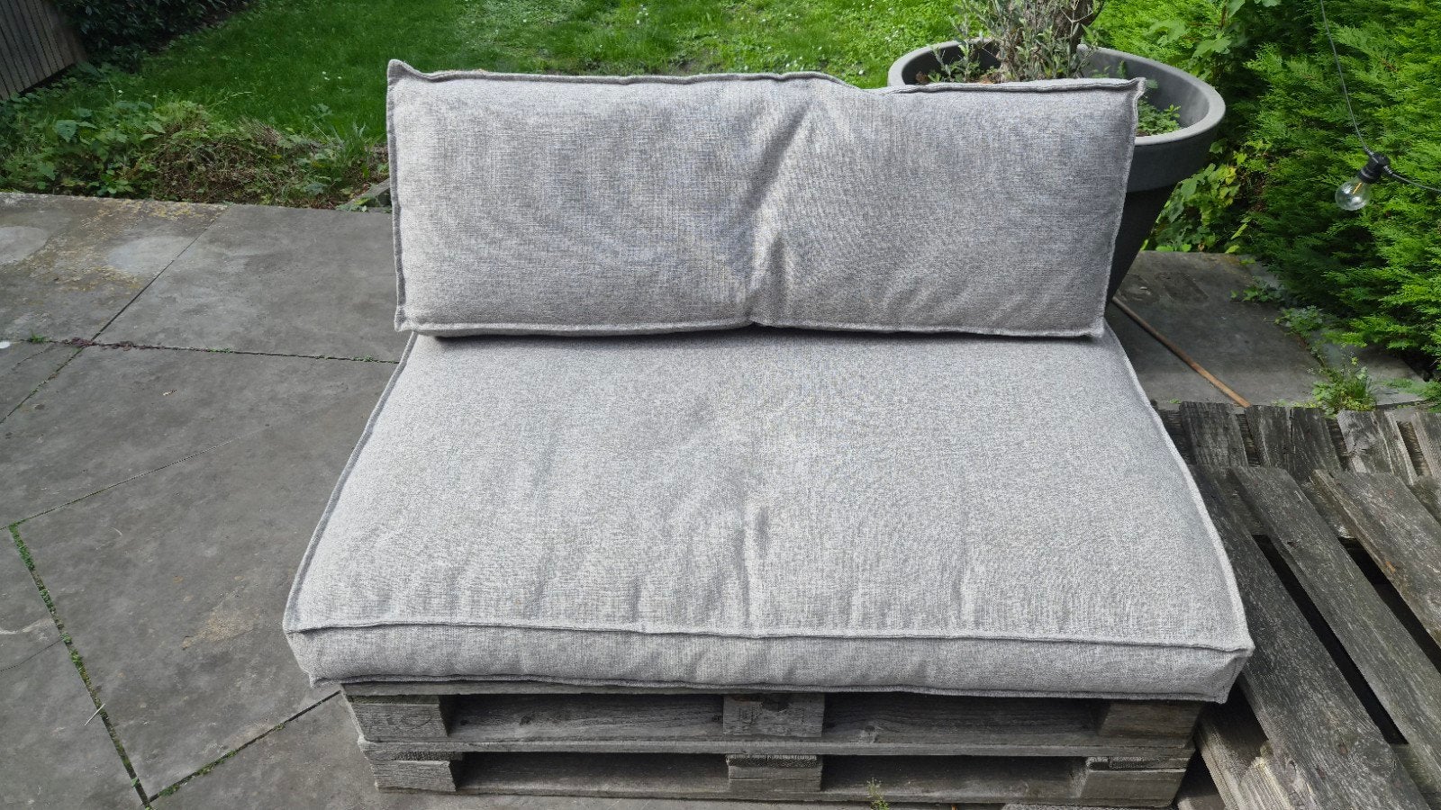 5 Comfortabele palletbank kussens