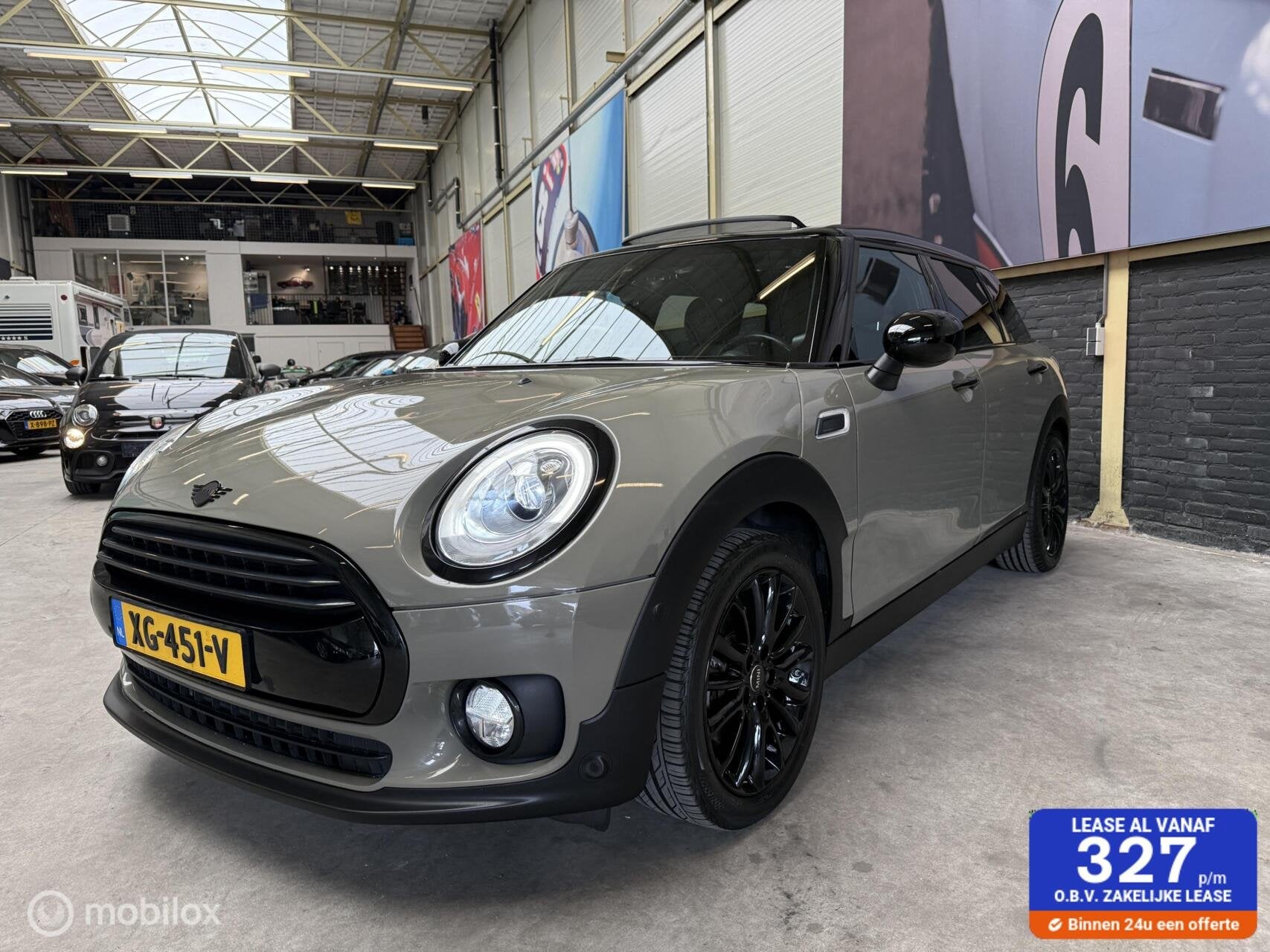 Mini Clubman 1.5 Cooper aut|BLACKPAK|PANODAK|CAMERA|, Auto's, Gebruikt, Automatische klimaatregeling, Leder en Stof, Origineel Nederlands