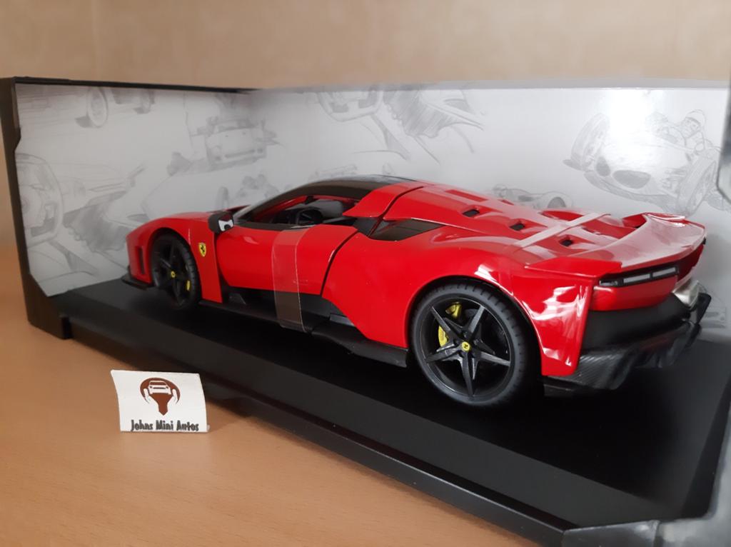 Ferrari F80 2026 Rood van Bburago 1:18, Hobby en Vrije tijd, Modelauto's | 1:18, Auto, Nieuw, Ophalen of Verzenden, Bburago