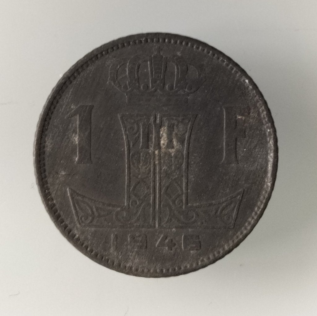 1 Franc - Léopold III 1942-1947 België  , Ophalen of Verzenden, Overig, Losse munt