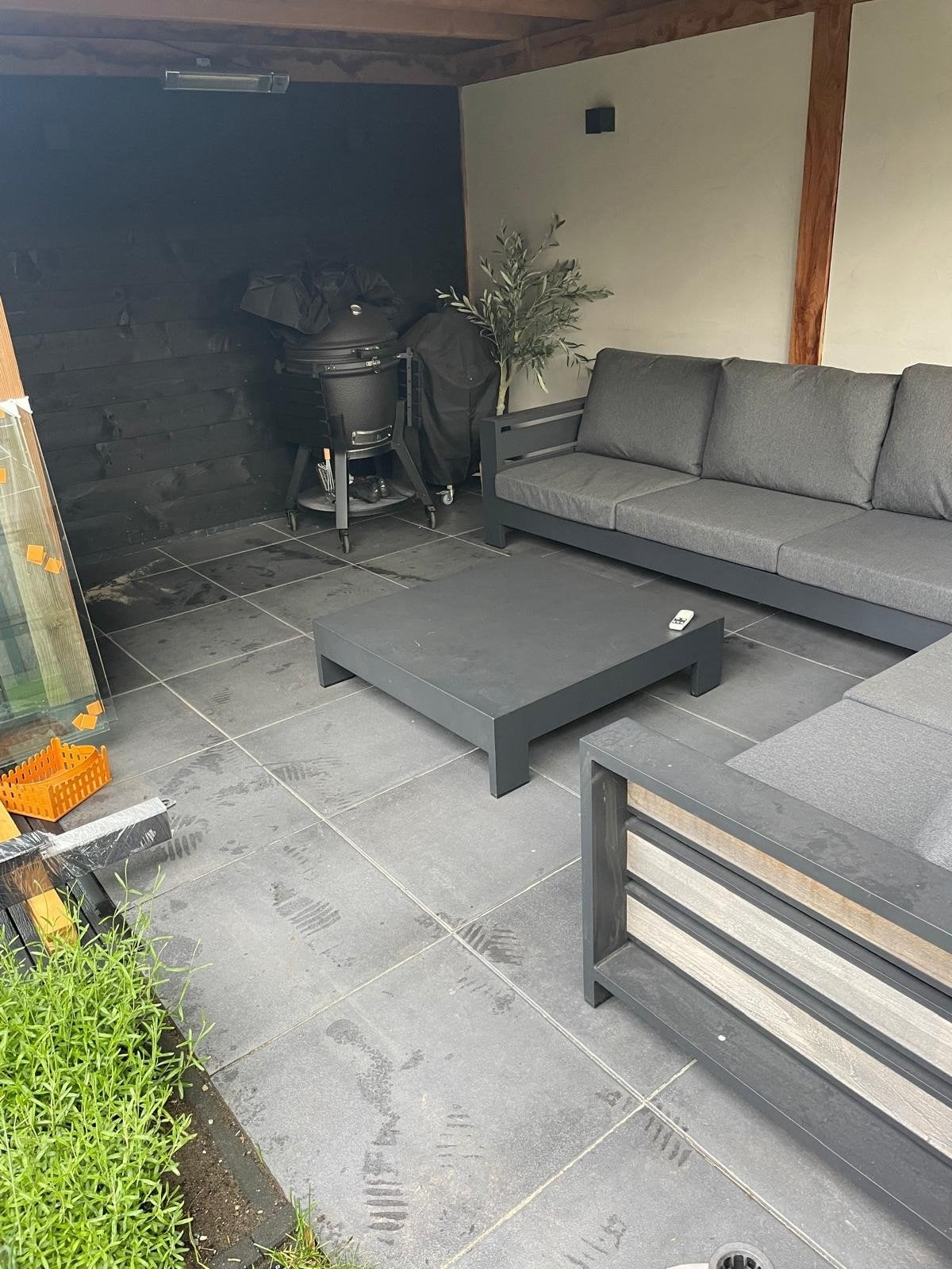 Tegels furora premium facet zilver 60x60x4, Ophalen, Beton, Terrastegels