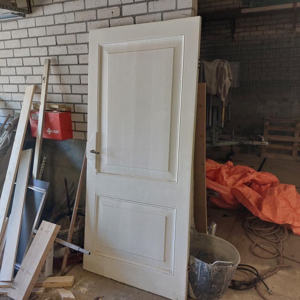 Oude paneel deur, Ophalen of Verzenden, Gebruikt, Binnendeur, Minder dan 200 cm