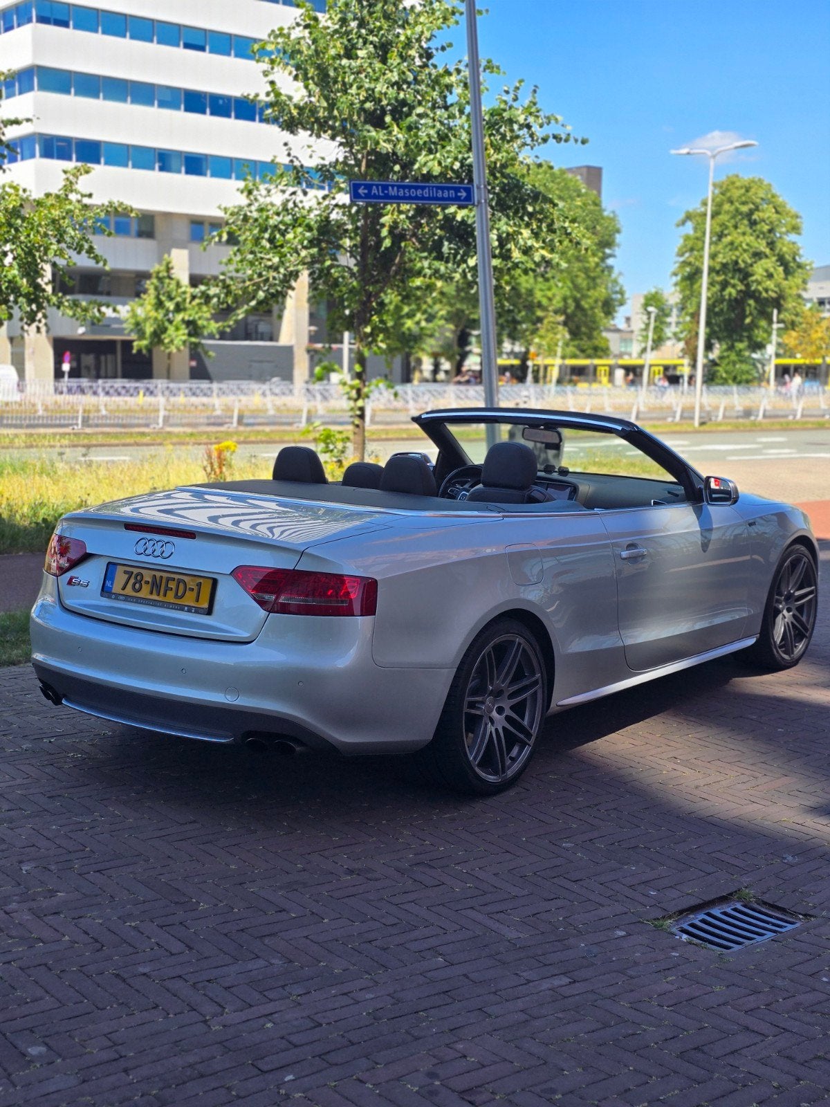 Audi S5 3.0 Tfsi 245KW Cabrio Quat. S-tr 2010 Grijs, Auto's, Audi, Automaat, Zwart, 2995 cc, Cabriolet