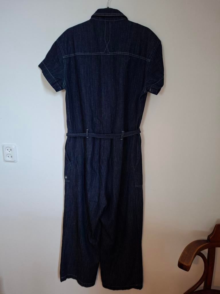Jumpsuit, spijkerstof, Kleding | Dames, Ophalen of Verzenden, Zo goed als nieuw, Blauw