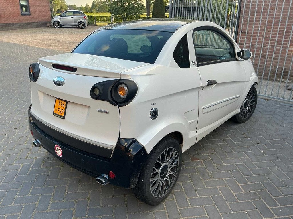 2013 Microcar Brommobiel M.GO F8C DCI 45 km, Auto's, Gebruikt, Overige carrosserieën, Bedrijf, Diesel