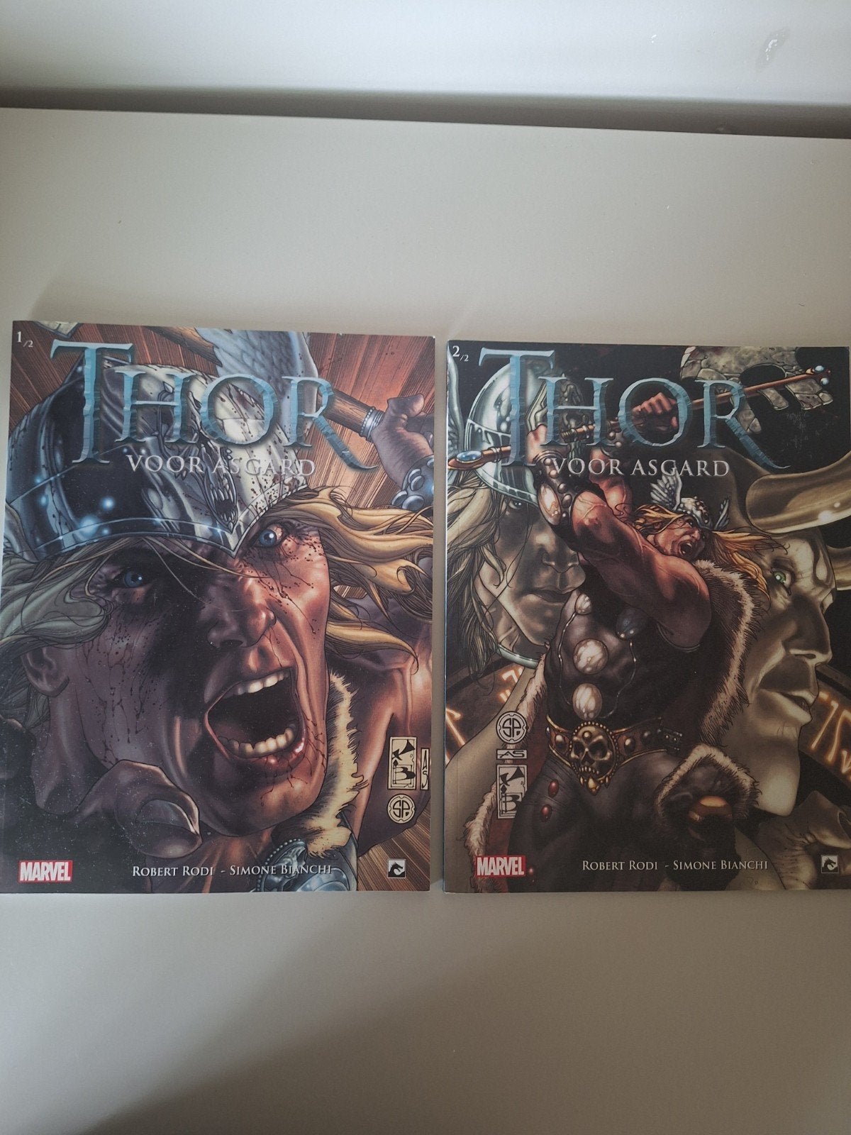 Thor Voor Asgard - Complete Reeks (2 delen) - Softcover, Complete serie of reeks, Ophalen of Verzenden, Zo goed als nieuw