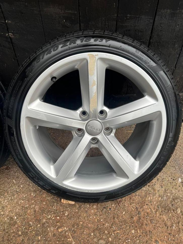 Originele Audi a3 a4 TT Caddy Volkswagen golf 5x112 18? set, Niet ingevuld, 18 inch, Banden en Velgen, Niet ingevuld