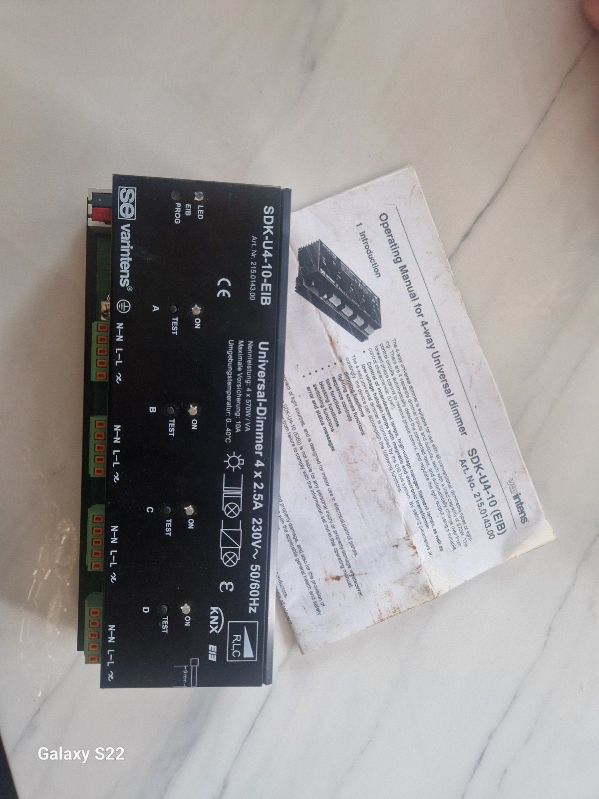 Universele Dimmer SDK-U4-10-EIB 4 x 2.5A, Ophalen of Verzenden, Zo goed als nieuw, Overige typen