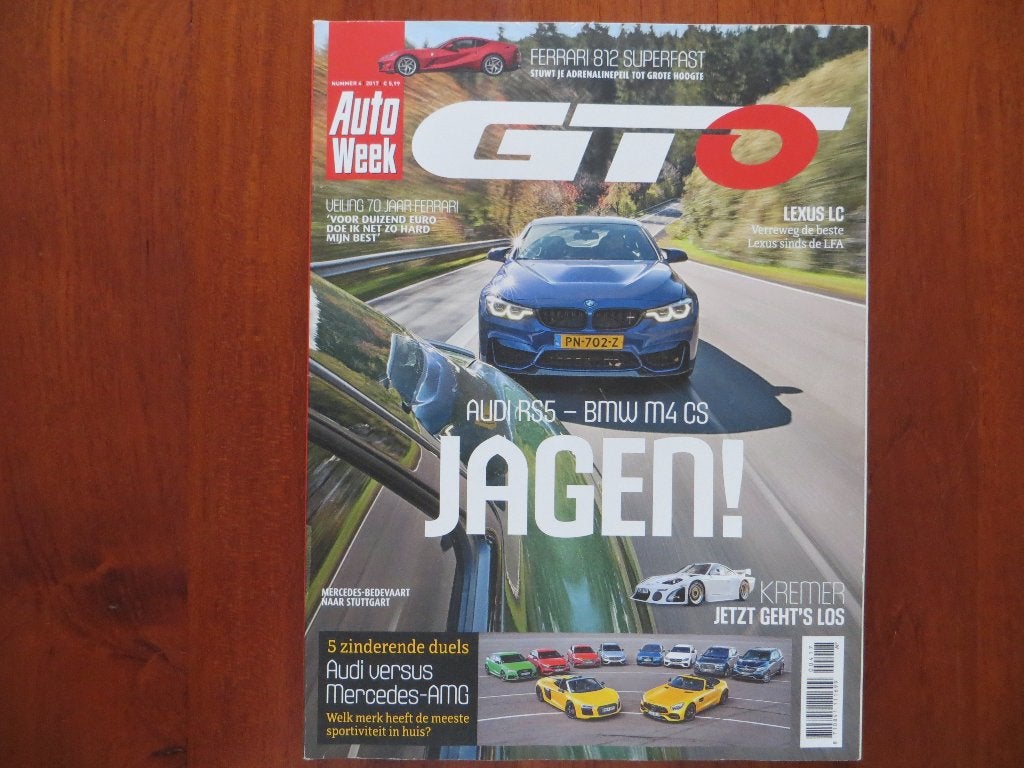 GTO 4 2017 Lexus LC 500, Audi RS5, BMW M4 CS, Porsche Kremer, Ophalen of Verzenden, Nieuw, BMW