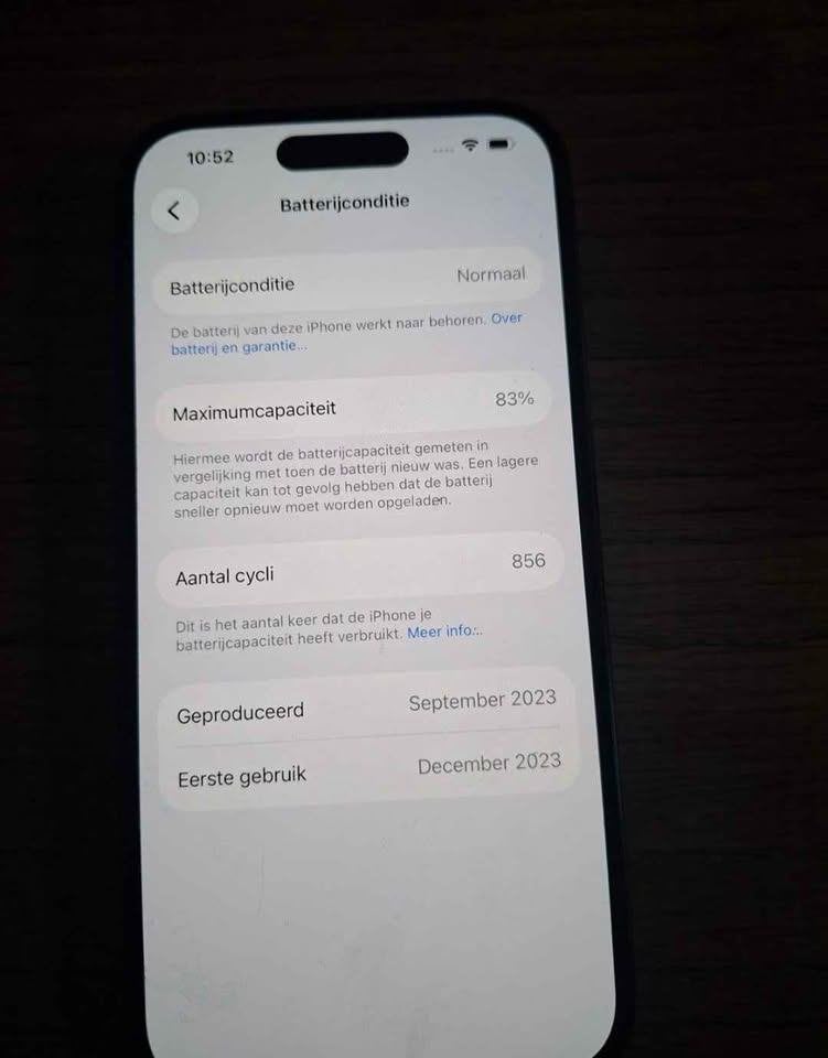 Iphone 15 128gb 83% baterij, 83 %, 128 GB, IPhone 15, Zwart