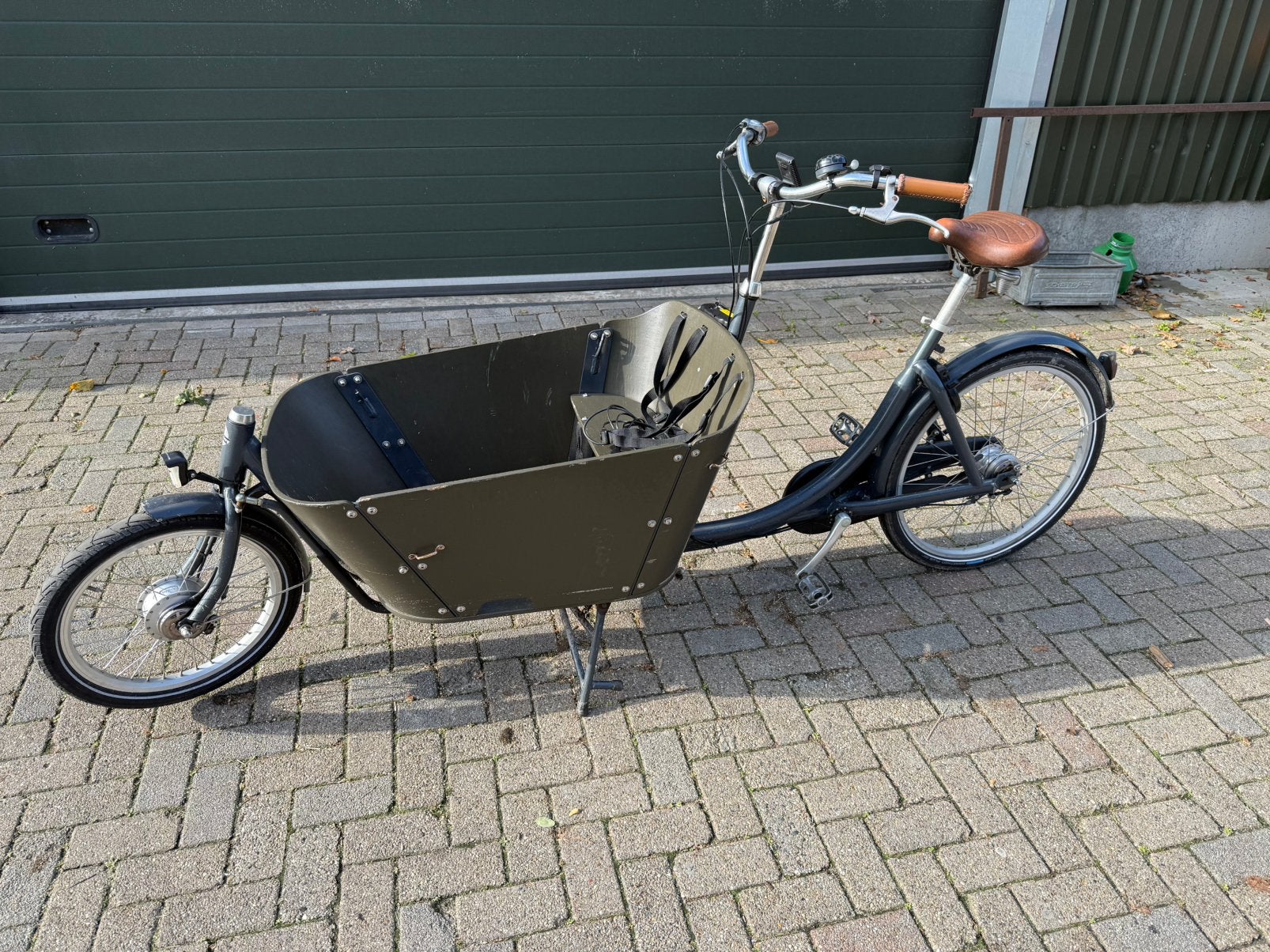 Electrische bakfiets - 860km, Elektrisch, Zo goed als nieuw, 2 kinderen, Ophalen