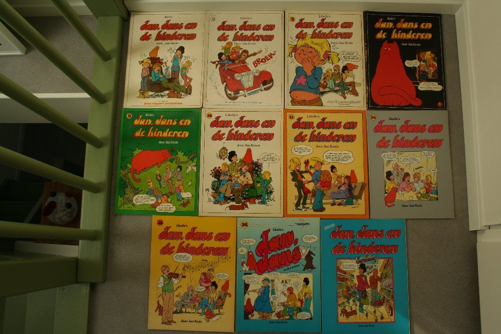 11 x jan jans en de kinderen, Meerdere stripboeken, Ophalen of Verzenden, Gelezen
