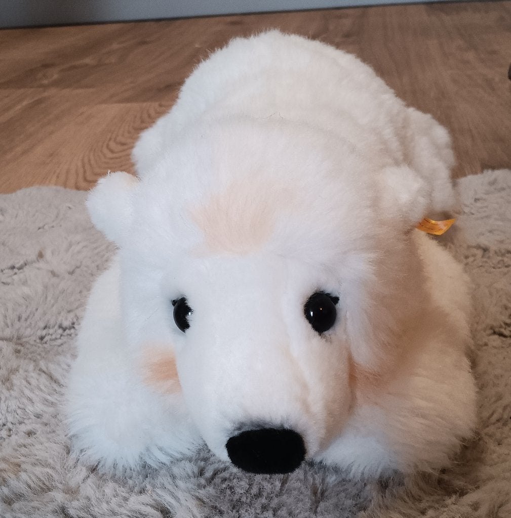 Arco ijsbeer steiff 45 cm lang nieuwstaat, EAN 115110, RichardSteiffstrasse, Overige karakters, Service@steiff.com, Nieuw