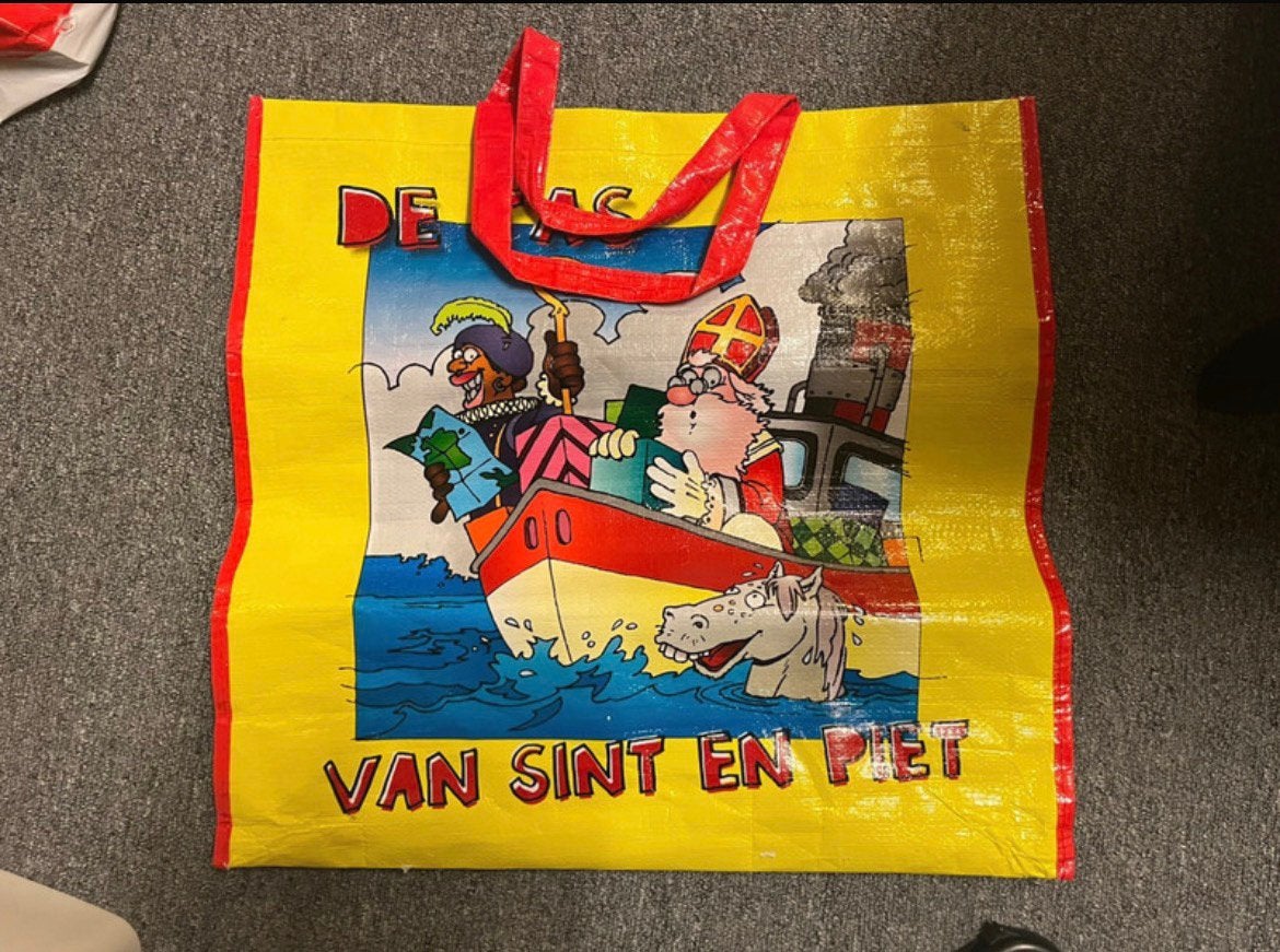 Cadeau tas/shopper van Sint en Piet, Ophalen of Verzenden, Zo goed als nieuw