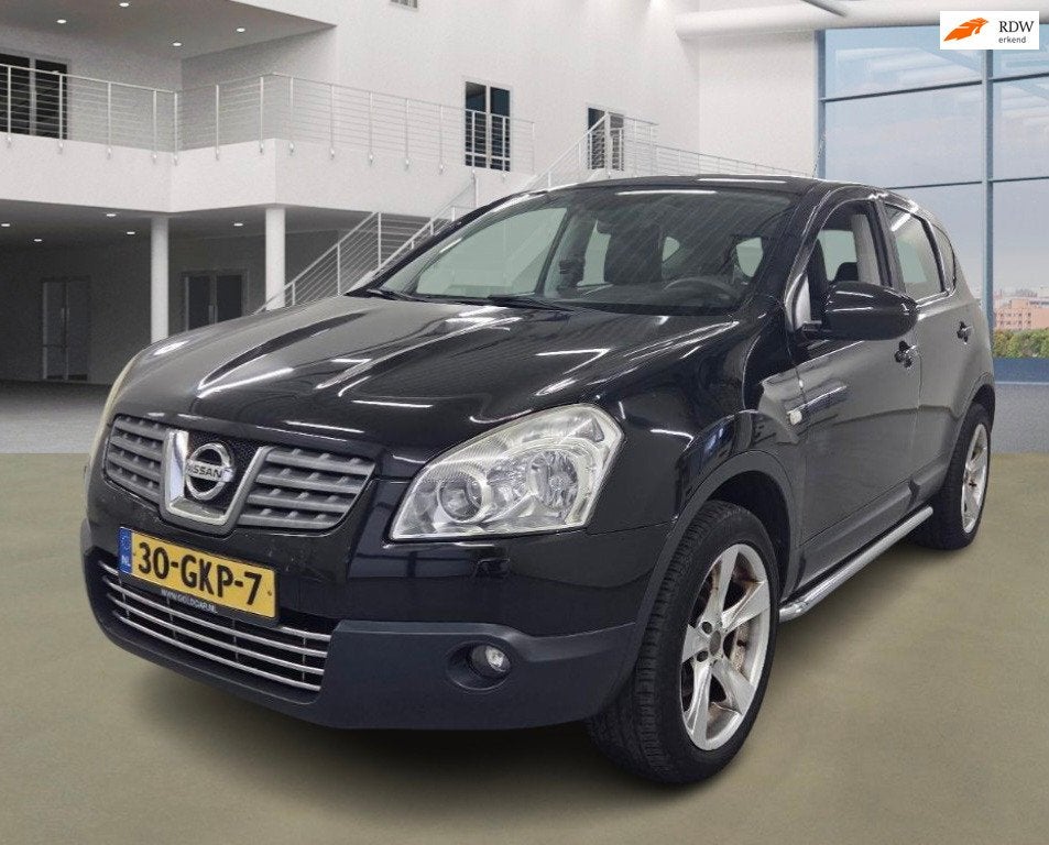 Nissan Qashqai 2.0 Tekna Premium PANO LEDER CRUISE TREKHAAK, Gebruikt, Zwart, 4 cilinders, Zwart