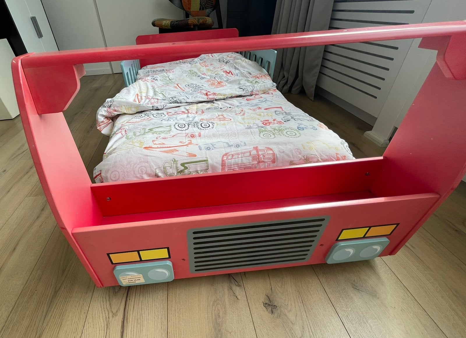 Peuterbed (autobed) 158 lang X 75  diep X 52 hoog, Kinderen en Baby's, Gebruikt, 70 tot 85 cm, 160 tot 180 cm, Ophalen