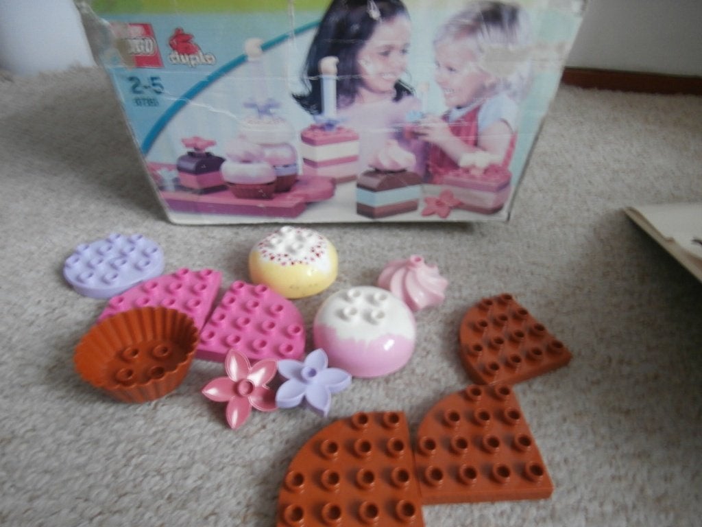 Duplo 6785 creatieve taartjes taart cupcake maken bloemen, Gebruikt, Overige thema's, Ophalen of Verzenden, Duplo
