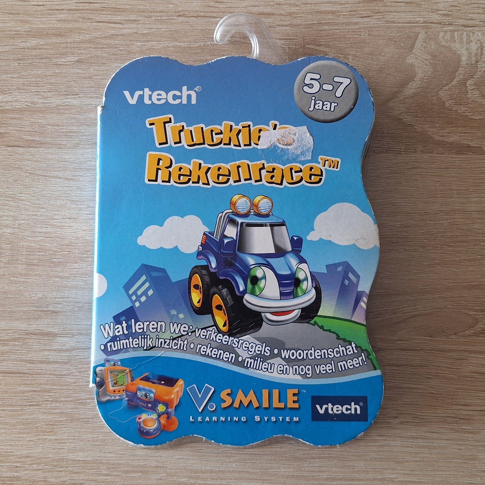 Vtech V.Smile Learning System - Truckie's Rekenrace, Kinderen en Baby's, Ophalen of Verzenden, Zo goed als nieuw, 6 jaar of ouder
