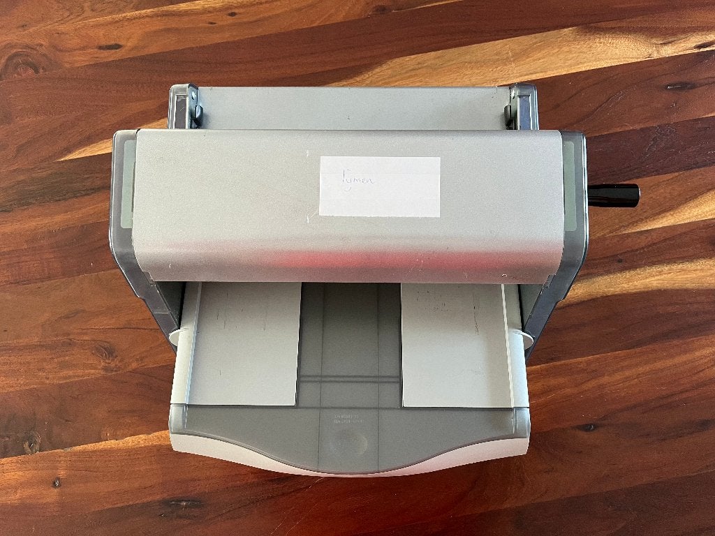 Xyron Pro 1255 | A3-A4 lamineer-/lijmapparaat - oerdegelijk!, Ophalen, Gebruikt