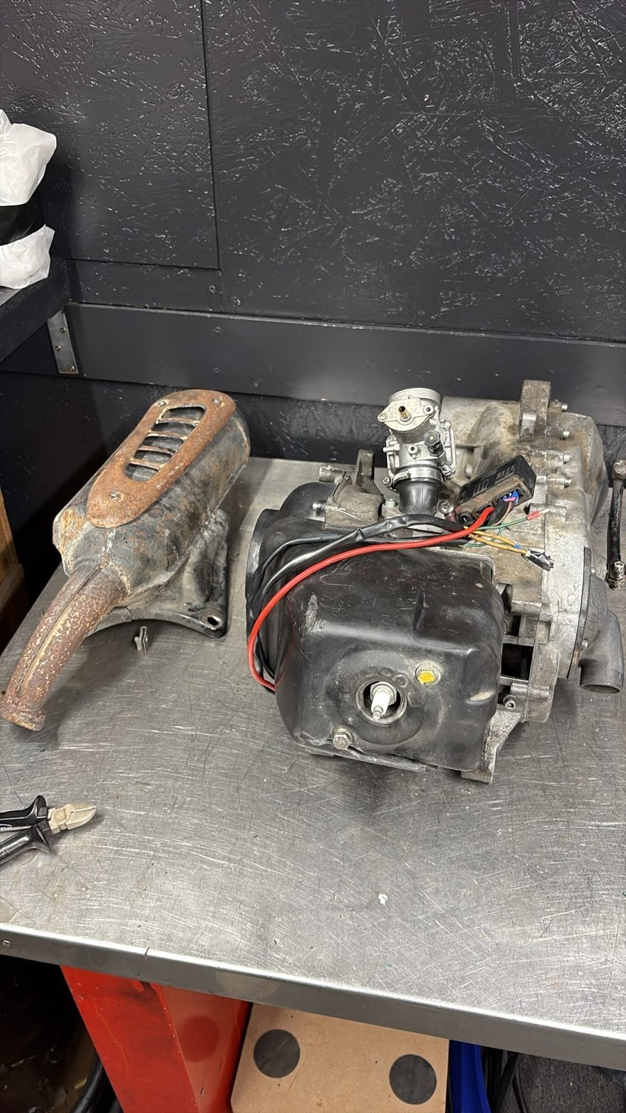 Skr 125 cc blok gereviseerd plug and play, Ophalen, Gebruikt, Blok