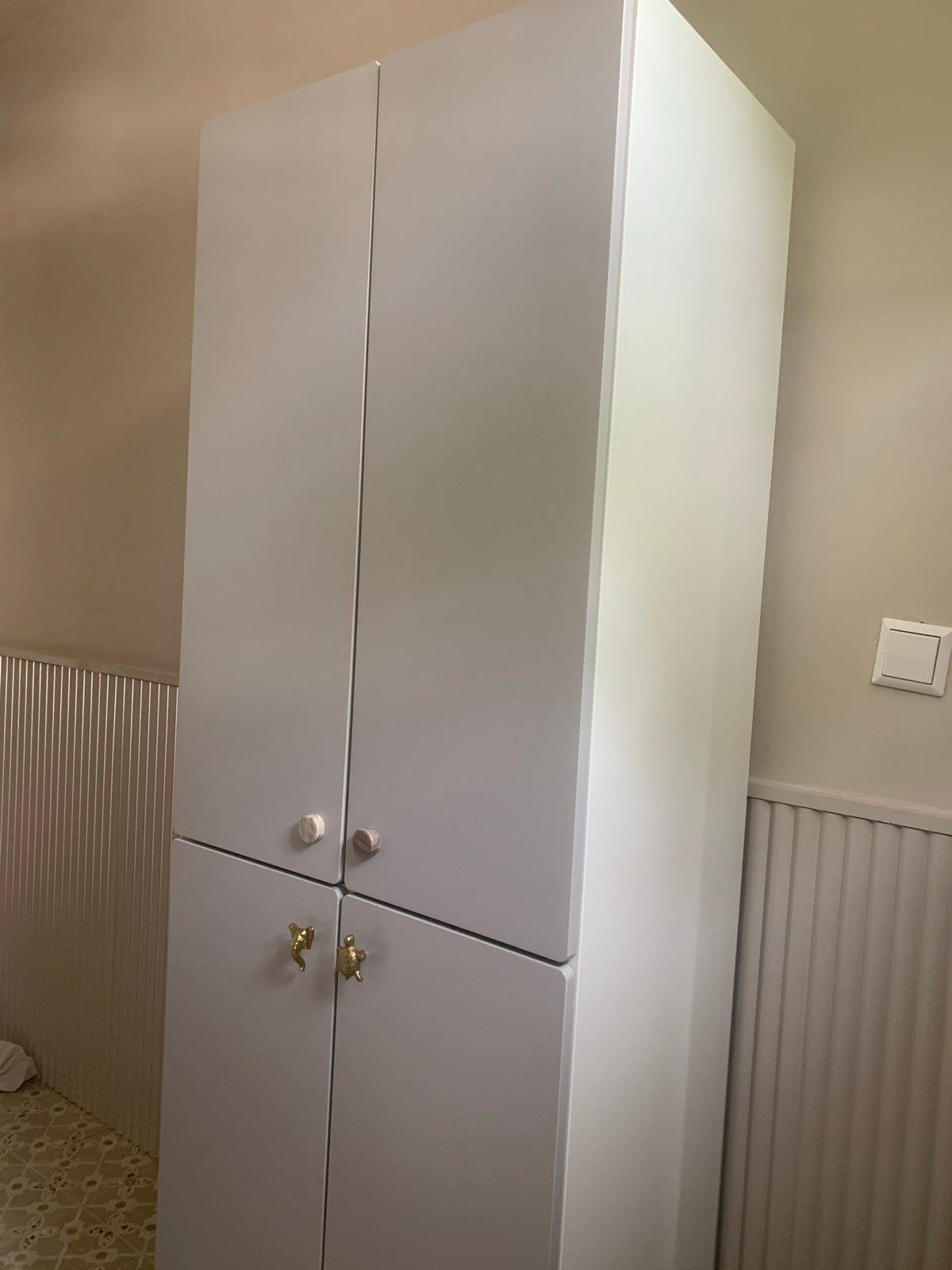 Ikea smastad platsa Witte kast met planken - 180x60x42 cm, Ophalen, Overige materialen, 50 tot 100 cm, Zo goed als nieuw