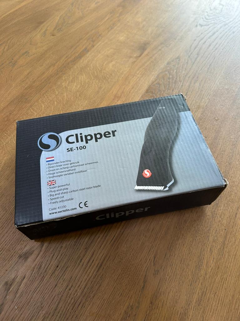 Clipper SE-100 Tondeuse - Nieuw in doos, Ophalen of Verzenden, Nieuw, Tondeuse