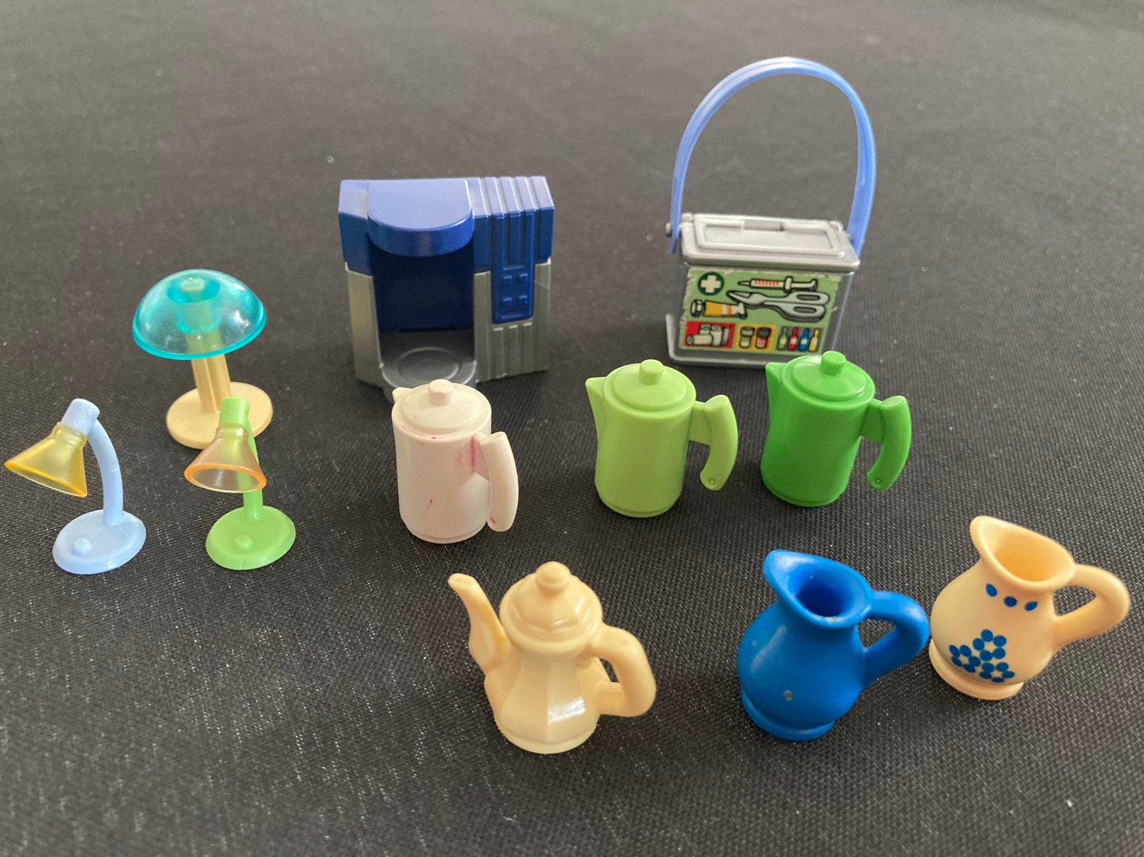 Playmobil schemerlampen, koffiezetapparaat ed…, Ophalen of Verzenden, Zo goed als nieuw