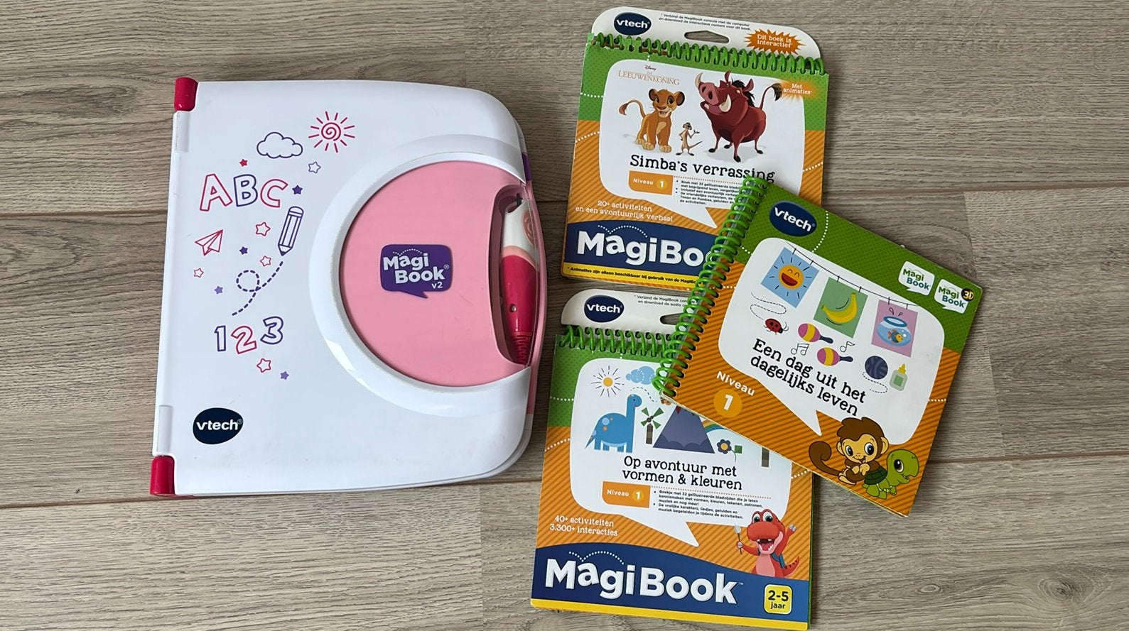 VTech MagiBook V2 met 3 boeken - Educatief Speelgoed, Ophalen, Gebruikt, Taal en Lezen, Met geluid