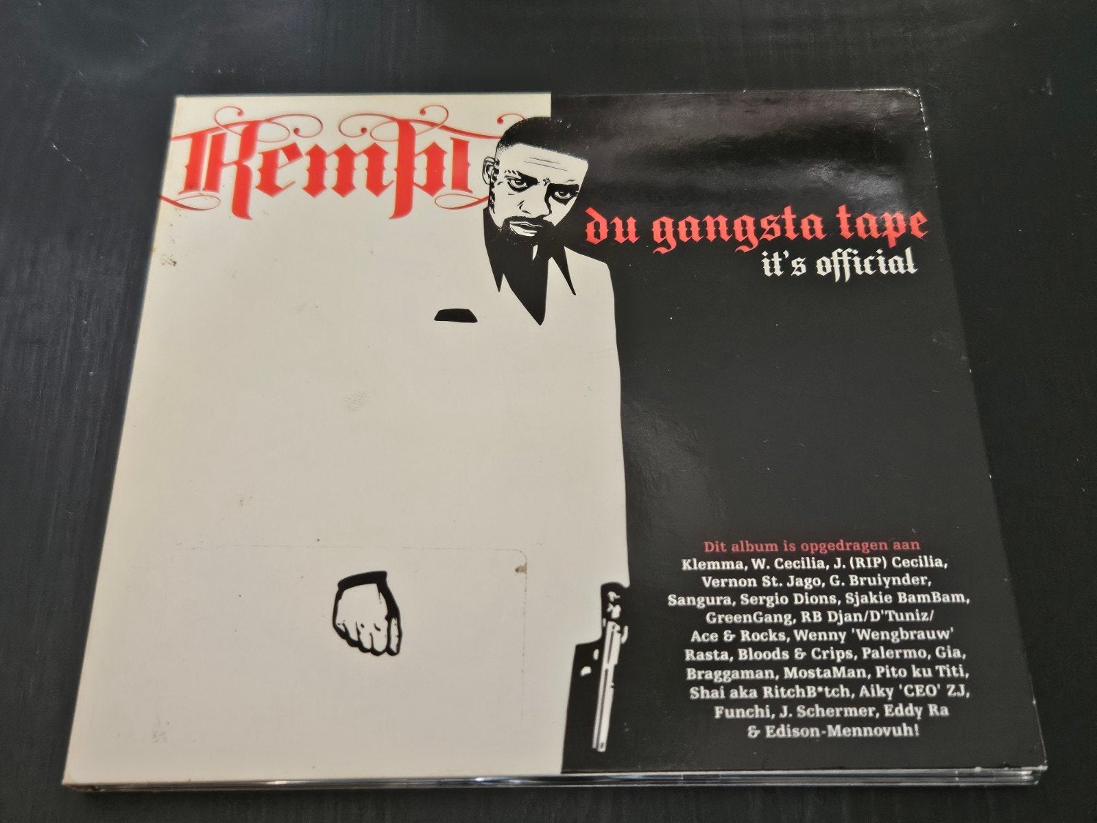 Kempi - Du Gangsta Tape CD (It's Official), Ophalen of Verzenden, Gebruikt, Album, Inclusief doosje
